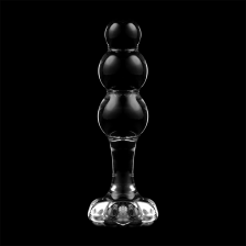 NEBULA SERIES BY IBIZA - MODEL 1 ANAL PLUG GLASS CLEAR 10.5 CM -O- 3 CM