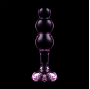 NEBULA SERIES BY IBIZA - MODELO 1 PLUG ANAL VIDRO BOROSILICADO ROSA 10.5 CM -O- 3 CM