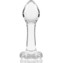 NEBULA SERIES BY IBIZA - PLUG ANAL MODÈLE 2 VERRE BOROSILICATE CLAIR 11 CM -O- 3.5 CM