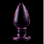 NEBULA SERIES BY IBIZA - PLUG ANAL MODÈLE 3 VERRE BOROSILICATE ROSE 11 CM -O- 5 CM