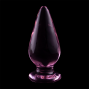 NEBULA SERIES BY IBIZA - MODEL 4 ANAL PLUG GLASS PINK 11 CM -O- 5 CM