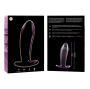 NEBULA SERIES BY IBIZA - MODELL 5 ANALPLUG BOROSILIKATGLAS ROSA 12.5 CM -O- 3.5 CM