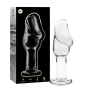 NEBULA SERIES BY IBIZA - MODELL 6 ANALPLUG BOROSILIKATGLAS KLAR 12.5 CM -O- 4 CM