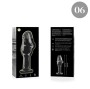 NEBULA SERIES BY IBIZA - PLUG ANAL MODÈLE 6 VERRE BOROSILICATE CLAIR 12.5 CM -O- 4 CM