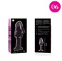NEBULA SERIES BY IBIZA - MODELL 6 ANALPLUG BOROSILIKATGLAS ROSA 12.5 CM -O- 4 CM