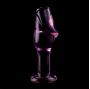 NEBULA SERIES BY IBIZA - PLUG ANAL MODÈLE 6 VERRE BOROSILICATE ROSE 12.5 CM -O- 4 CM