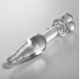 NEBULA SERIES BY IBIZA - MODEL 7 ANAL PLUG GLASS CLEAR 13.5 CM -O- 3 CM