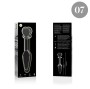 NEBULA SERIES BY IBIZA - MODEL 7 ANAL PLUG GLASS CLEAR 13.5 CM -O- 3 CM
