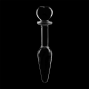 NEBULA SERIES BY IBIZA - MODEL 7 ANALPLUG BOROSILIKATGLAS KLAR 13.5 CM -O- 3 CM
