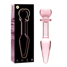 NEBULA SERIES BY IBIZA - PLUG ANAL MODÈLE 7 VERRE BOROSILICATE ROSE 13.5 CM -O- 3 CM