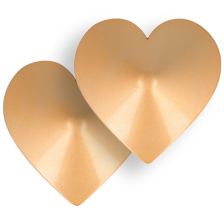 COQUETTE CHIC DESIRE - METAL NIPPLE COVERS GOLDEN HEARTS