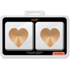 COQUETTE CHIC DESIRE - METAL NIPPLE COVERS GOLDEN HEARTS