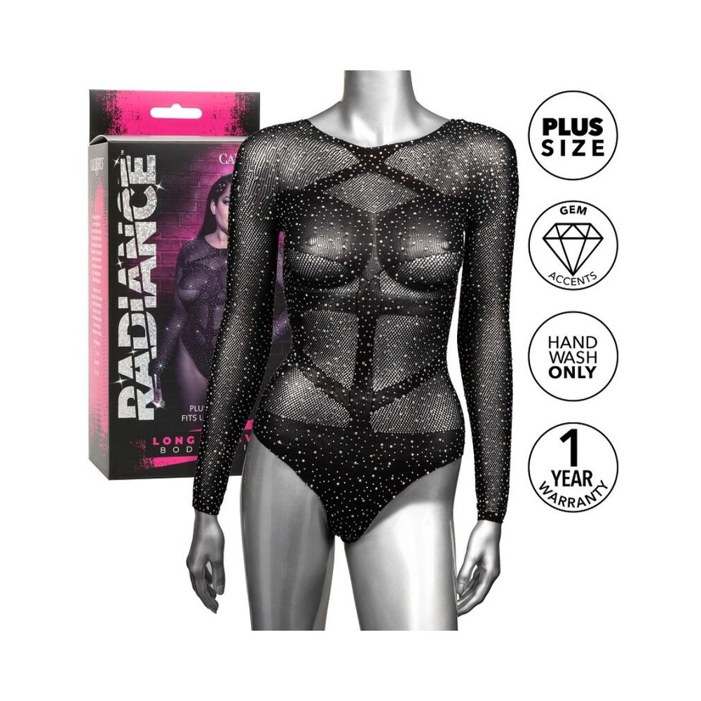 CALEXOTICS - RADIANCE BODY MANICA LUNGA RHINE TAGLIA PLUS