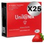 UNILATEX - CONSERVATEURS ROUGE / FRAISE PACK 25 X 144 UNITÉS