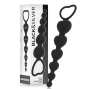 BLACK&SILVER - MILA ANAL CHAIN OF HEARTS 18 CM