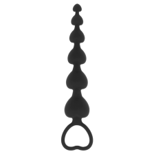 BLACK&SILVER - MILA ANAL-HERZKETTE 18 CM