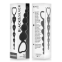 BLACK&SILVER - MILA ANAL CHAIN OF HEARTS 18 CM