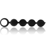 BLACK&SILVER - LENNON ANAL ROSENKRANZ 4 SILIKONKUGELN 15 CM