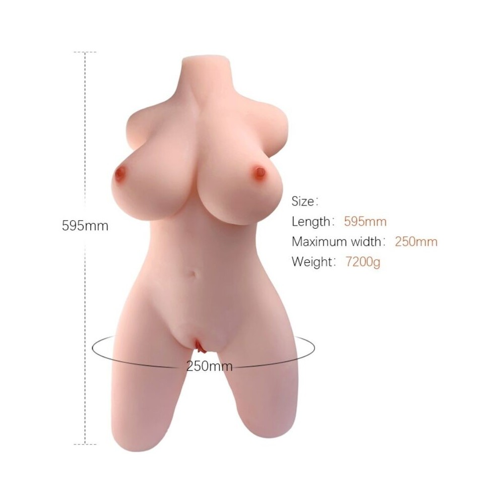 ARMONY - REALISTIC FEMALE TORSO MODEL 2