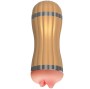 ARMONY - BEVIS DOUBLE MASTURBATEUR VAGIN ET BOUCHE SANS VIBRATION OR
