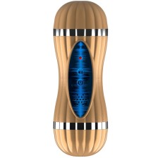 ARMONY - BEVIS DUPLO MASTURBADOR VAGINAL E BOCAL SEM VIBRAÇÃO DOURADO