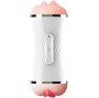 ARMONY - MASTURBATORE VIBRATORE DOPPIO PER VAGINA E BOCCA BIANCO