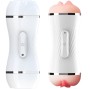 ARMONY - DOPPELTER VAGINA- UND MUNDVIBRATOR MASTURBATOR WEISS