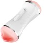 ARMONY - MASTURBATEUR DOUBLE VIBRATEUR VAGIN ET BOUCHE BLANC