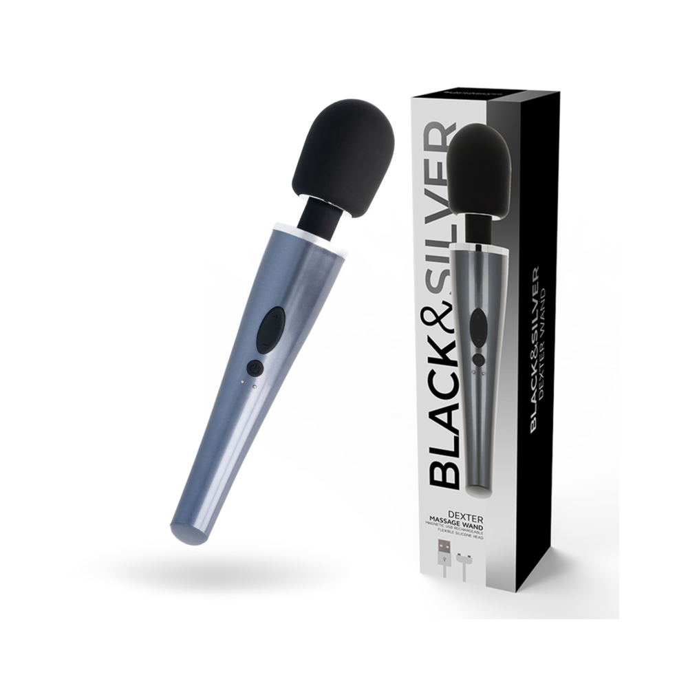 BLACK&SILVER - DEXTER MASSAGE WAND