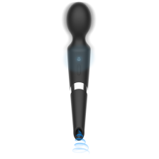 BLACK&SILVER - BECK WAND AND SUCTION CUP 2 IN 1 SILICONE
