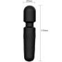 ARMONY - YOUR MAGIC MASSAGER E VIBRADOR RECARREGÁVEL 10 VIBRAÇÕES PRETO