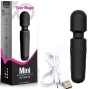 ARMONY - YOUR MAGIC MASSAGER E VIBRADOR RECARREGÁVEL 10 VIBRAÇÕES PRETO