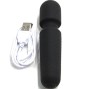 ARMONY - YOUR MAGIC MASSAGER E VIBRADOR RECARREGÁVEL 10 VIBRAÇÕES WAND DOTS PRETO