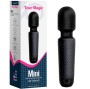ARMONY - YOUR MAGIC MASSAGER E VIBRADOR RECARREGÁVEL 10 VIBRAÇÕES WAND DOTS PRETO