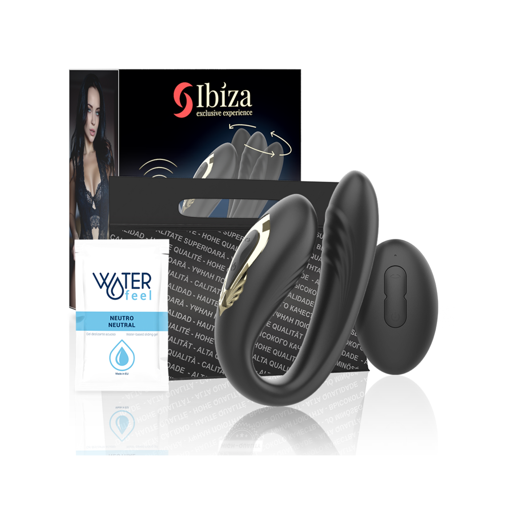 IBIZA - ROTATING DUAL VIBRATOR REMOTE CONTROL