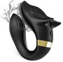 ARMONY - VIBRADOR FOX PARA CASAIS CONTROLE REMOTO PRETO