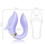 ARMONY - VIBRADOR FOX PARA CASAIS COM CONTROLE REMOTO ROXO