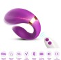 ARMONY - VIBRADOR CRESCENTE PARA CASAIS COM CONTROLE REMOTO ROXO