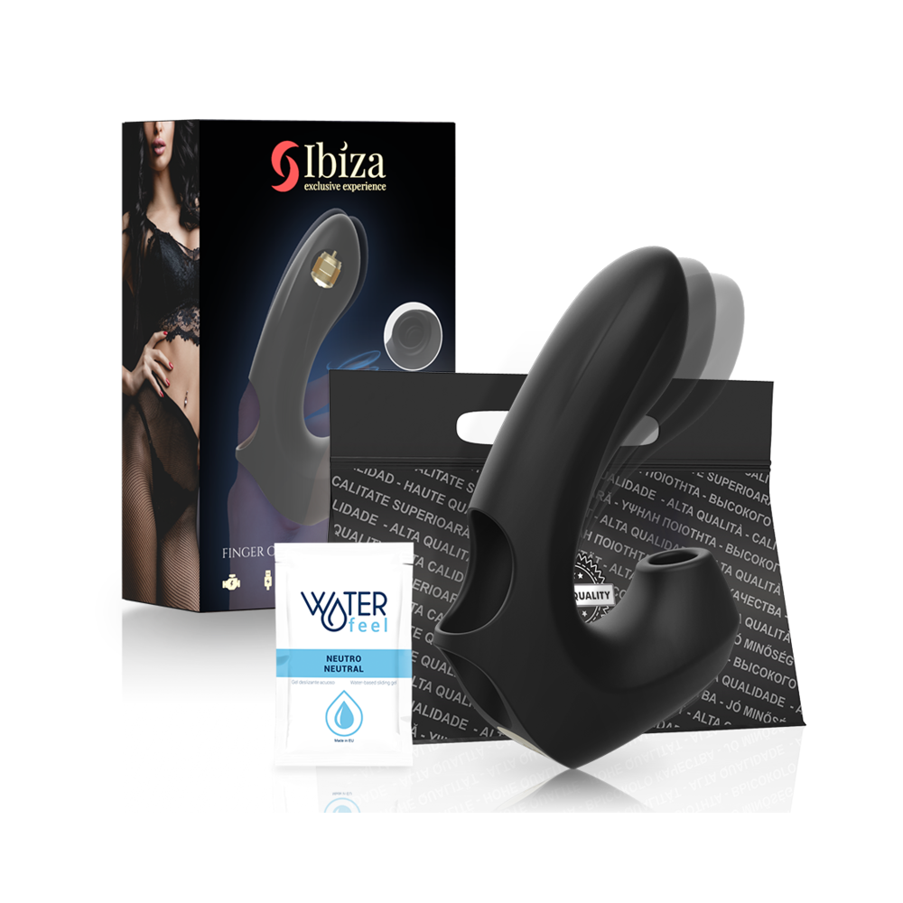 IBIZA - DÉ À COUPER VIBRANT ET À ASPIRATION DU CLITORIS PUISSANT