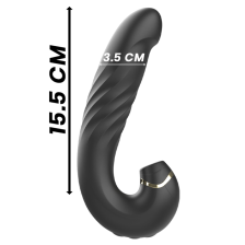 IBIZA - CLIP UP & DOWN + VIBRADOR + SUCÇÃO DE CLITÓRIS