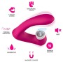 ARMONY - SECRETKISS LICKING VIBRATING CLIT & VIBRATOR CURVED FUCHSIA