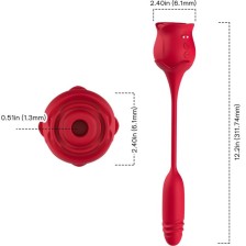 ARMONY - ROSEKNIGTH CLITORIDE SUCKER & VIBRATOR ROSSO