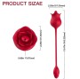 ARMONY - VIBRATORE ROSA CON COLA ROSSO