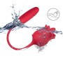 ARMONY - 3-EN-1 ROSE, STIMULATEUR, ASPIRATION ET UP&DOWN AVEC QUEUE ROUGE
