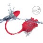 ARMONY - STIMOLATORE E VIBRATORE ROSA 2 IN 1 CON ASPIRAZIONE E CODA ROSSA 10 MODALITÀ