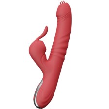 ARMONY - SUCK VIBRATOR & SUCKER WITH STIMULATING TONGUE BURGUNDY