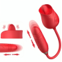ARMONY - VIBRADOR DE FLOR DELIGHT E IMPULSO COM LÍNGUA VERMELHA