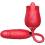 ARMONY - VIBRATORE DI FIORI DELIZIOSI E SPINTA CON LINGUA ROSSA