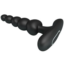 PPRETTY LOVE - VIBRADOR ANAL CORBAN 10 VIBRAÇÕES PRETO