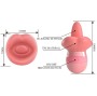 PRETTY LOVE - KYLEE TONGUE CLITORIS STIMULATOR 10 VIBRATIONS NUDE PINK